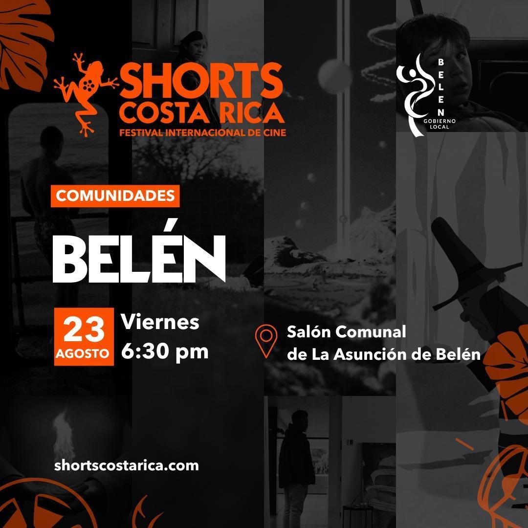 Proyección de cortometrajes en Belén como parte de la iniciativa Shorts Comunidades