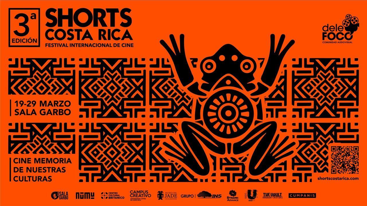 Presentamos el afiche oficial de la tercera edición del Festival Shorts Costa Rica 2025